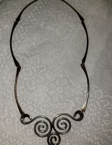 Sterling Silver Celtic Scrollwork Necklace